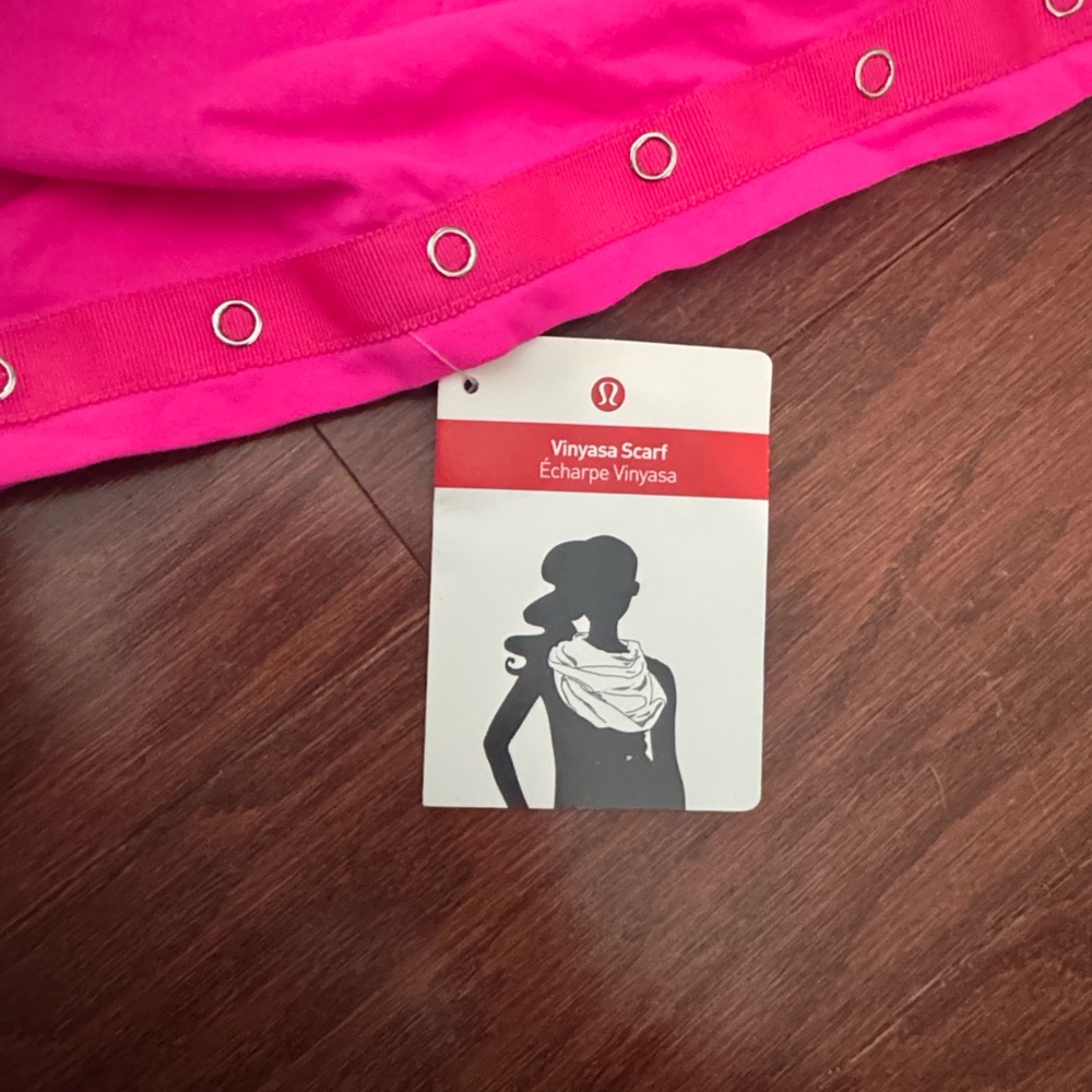 Lululemon Vinyasa Scarf in Hot Pink. New with tags